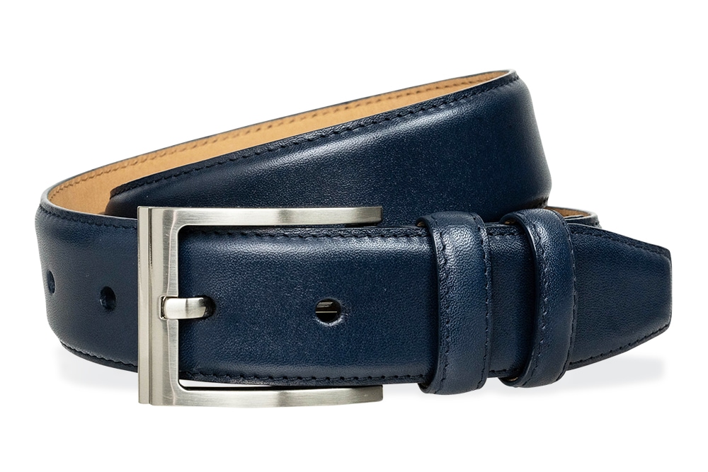 革ベルト メンズ GRANT NAVY ネイビー紺｜ 【公式】モラルコード