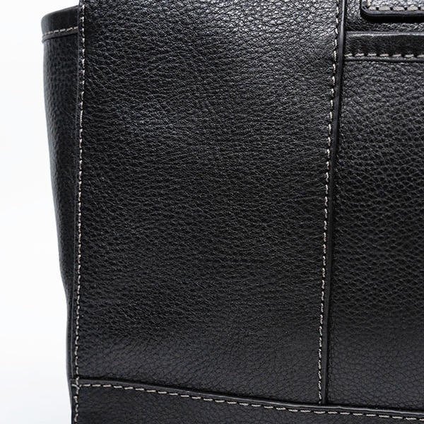 ビジネス ショルダートートバッグ レザー本革 JAMISON BLACK ブラック