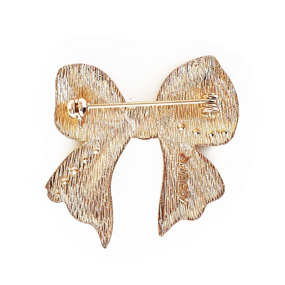 デザインブローチ K18 約3.7g リボン デザインブローチ K18 約3.7g
