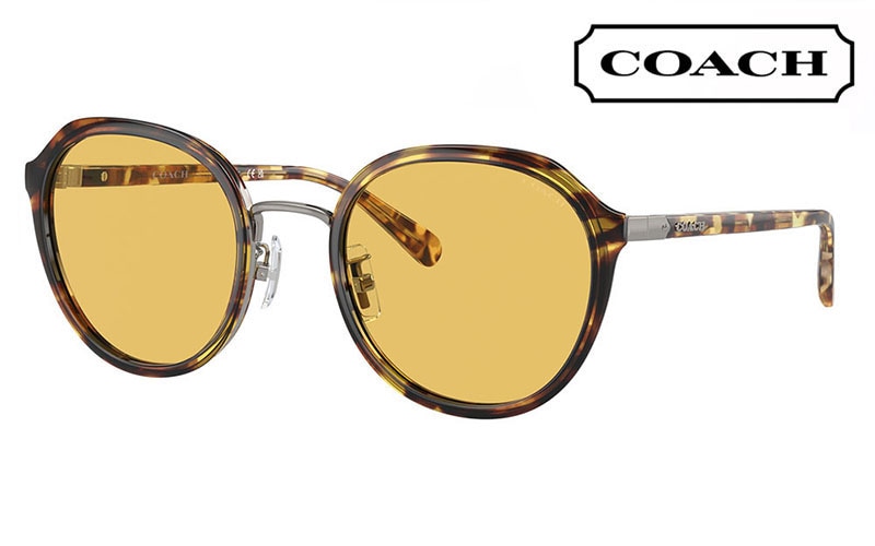 HC7154 900485 52 コーチ COACH サングラス ラウンド セル レディース