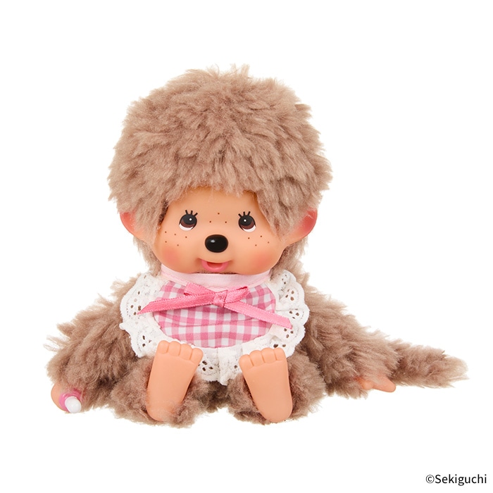 もこもこスウィートブラウン モンチッチピンク|【ぬいぐるみのセキグチ