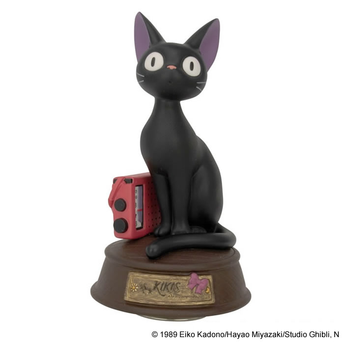 魔女の宅急便 磁器オルゴール ジジとラジオ|【ぬいぐるみのセキグチ