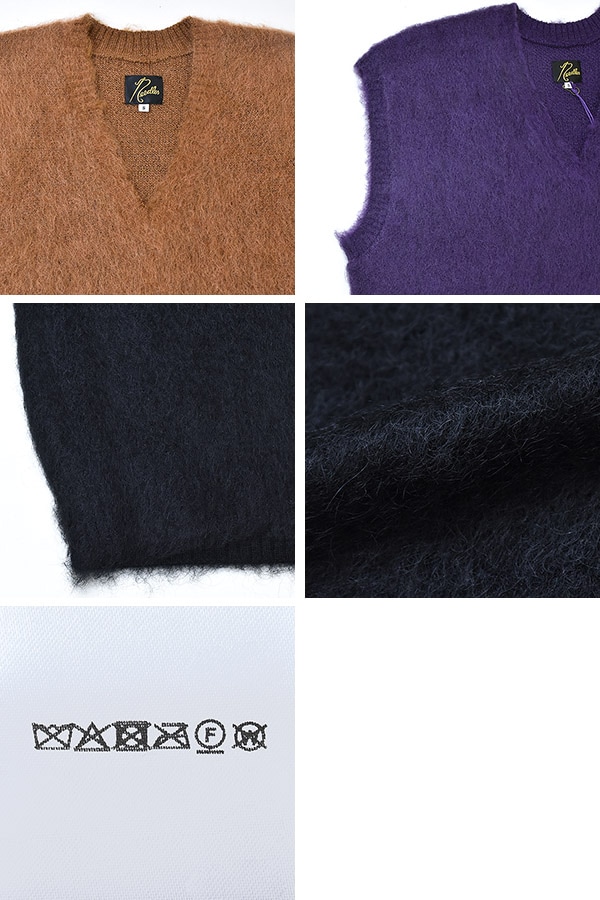 セール/50%OFF】Needles ニードルス Mohair Knit Vest -Solid- モヘア