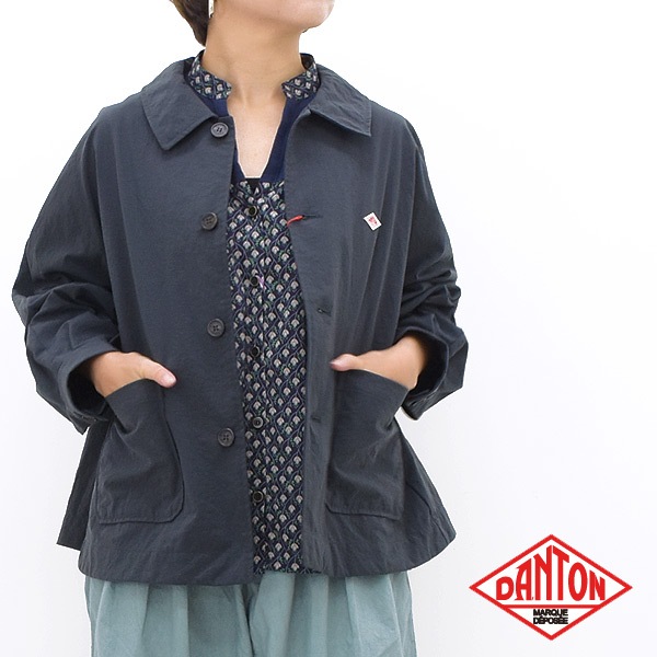 DANTON ダントン ドルマンスリーブジャケット DT-A0468NOX レディース