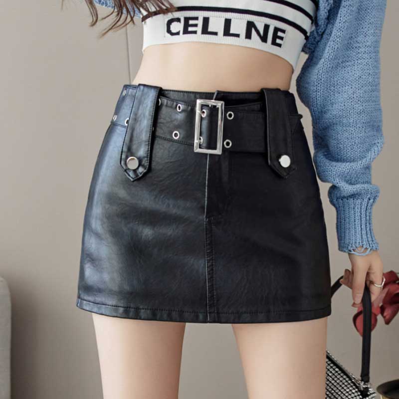 ワイドベルトレザータイトスカート – GIRLS CRUSH