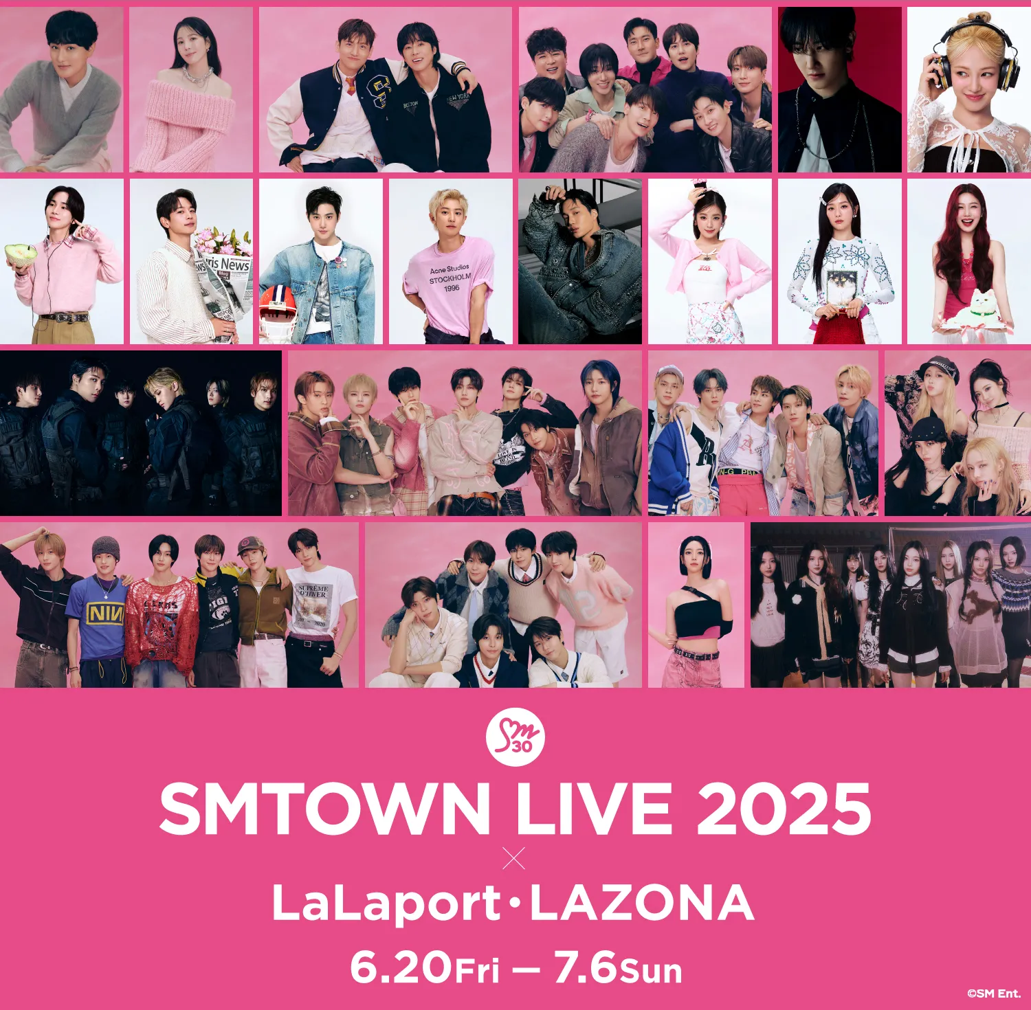 SMTOWN LIVE 2025×LaLaport・LAZONA」コラボイベント開催決定！ | 少女
