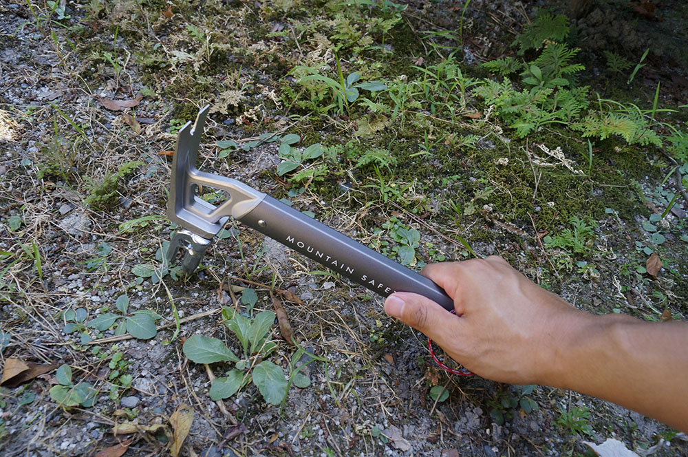 MSRアルミペグ12本ハンマー MSRアルミペグ12本ハンマー アウトドア用品