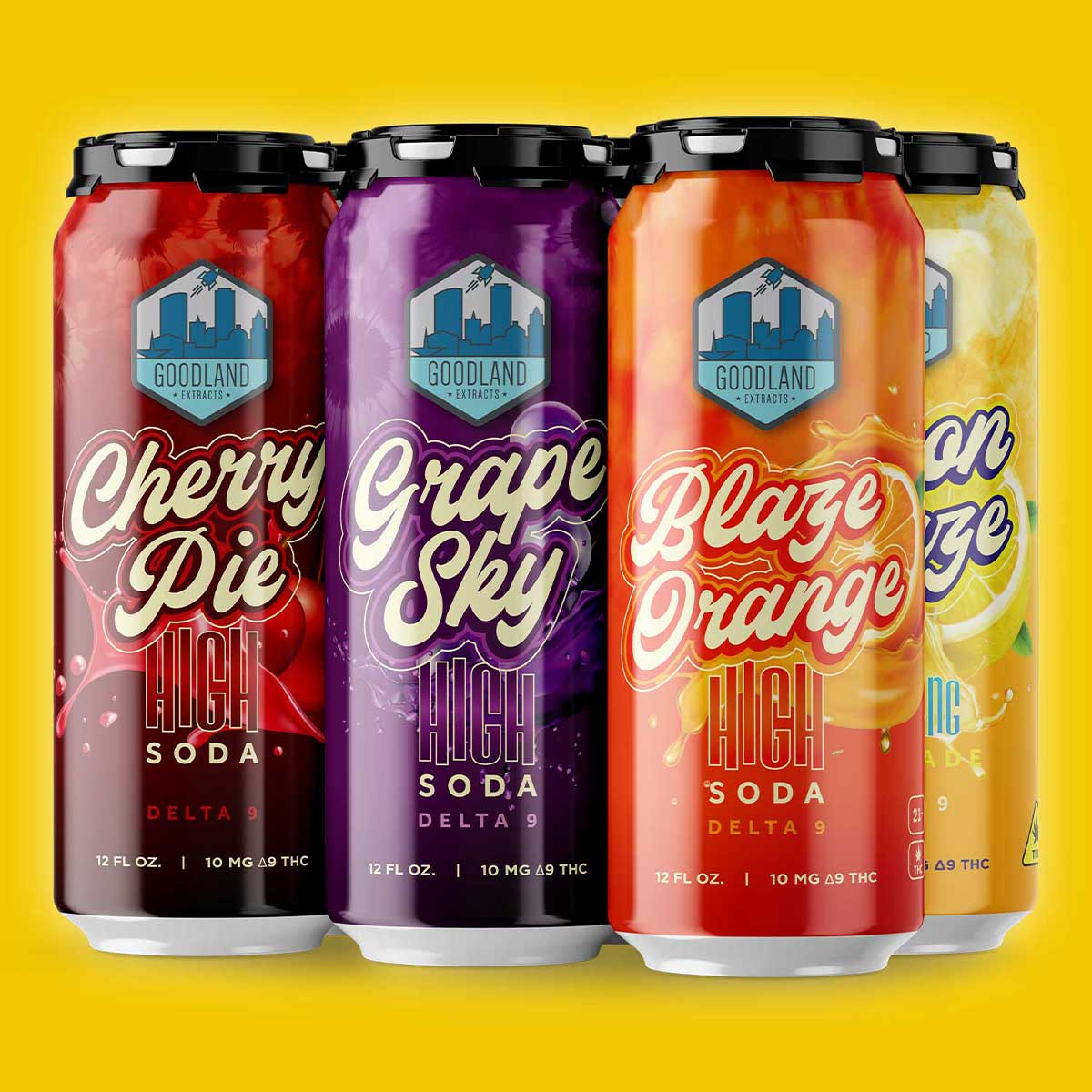 Delta 9 High Soda Variety 6-Pack - Goodland Extracts