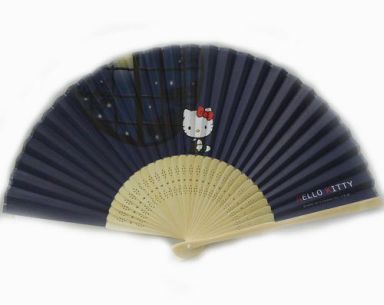 Japanese fan (Sensu) - Yofuku no Aoyama Limited (キティ(月明かり