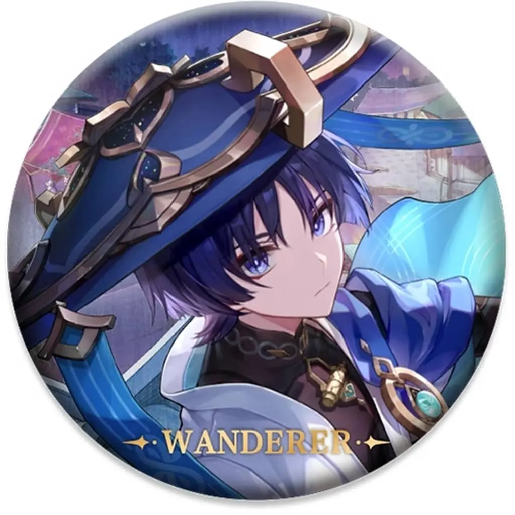 Wanderer - Badge - Genshin Impact (放浪者 キャラ缶バッジ 「原神
