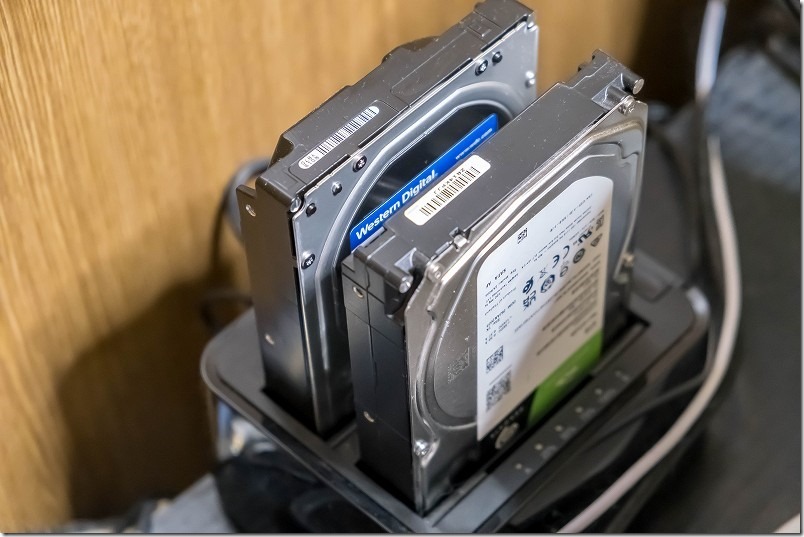 Western Digital 8TB WD80EAAZのHDDを使用レビュー（ST6000DM003と