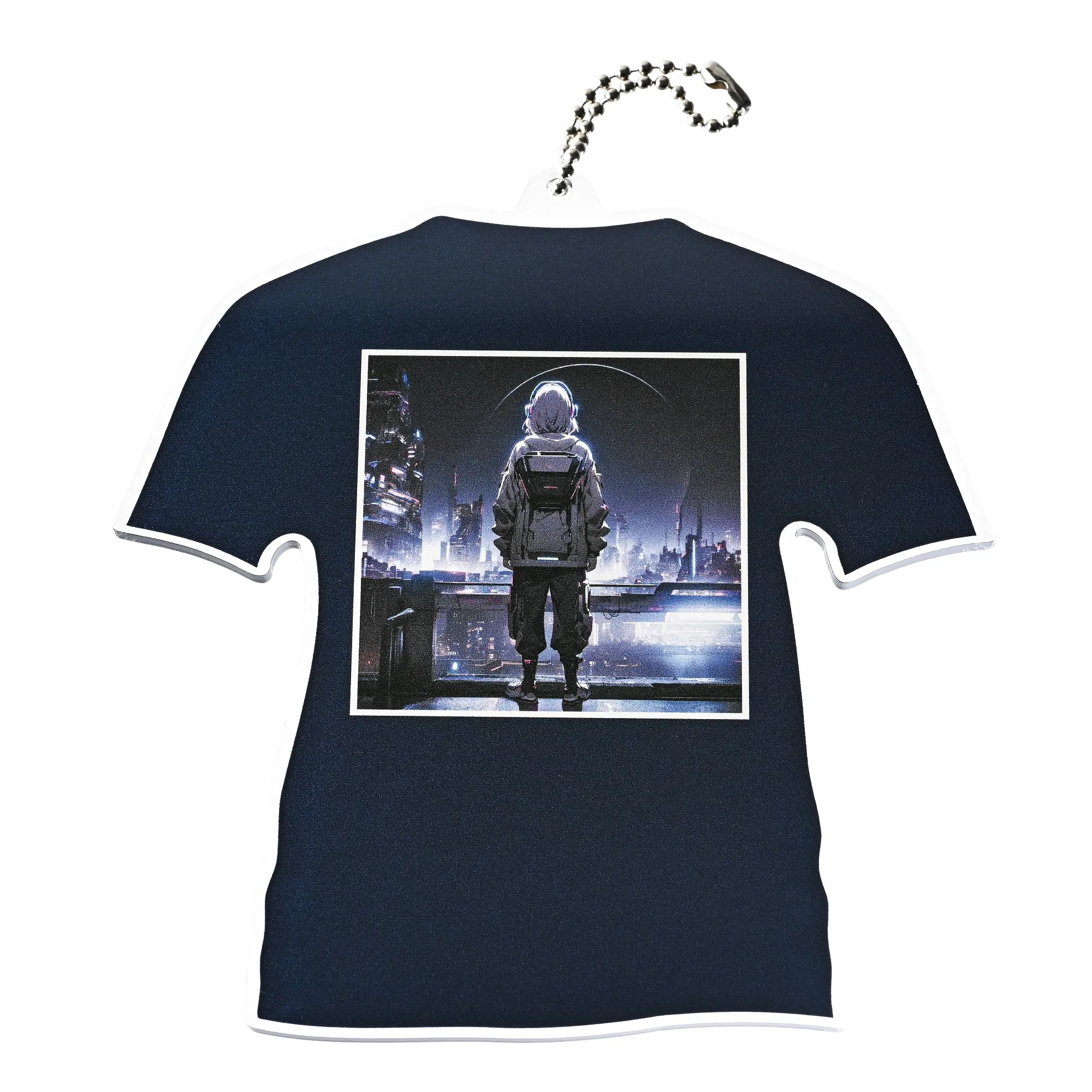 アクリルキーホルダー Tシャツ型 ｜ 1個からでもつくれて安い。送料