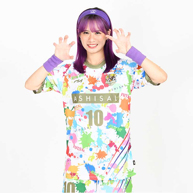 ユニフォームシャツ 背番号10番 KANYA(かにゃ) / あしざるFC公式グッズ販売