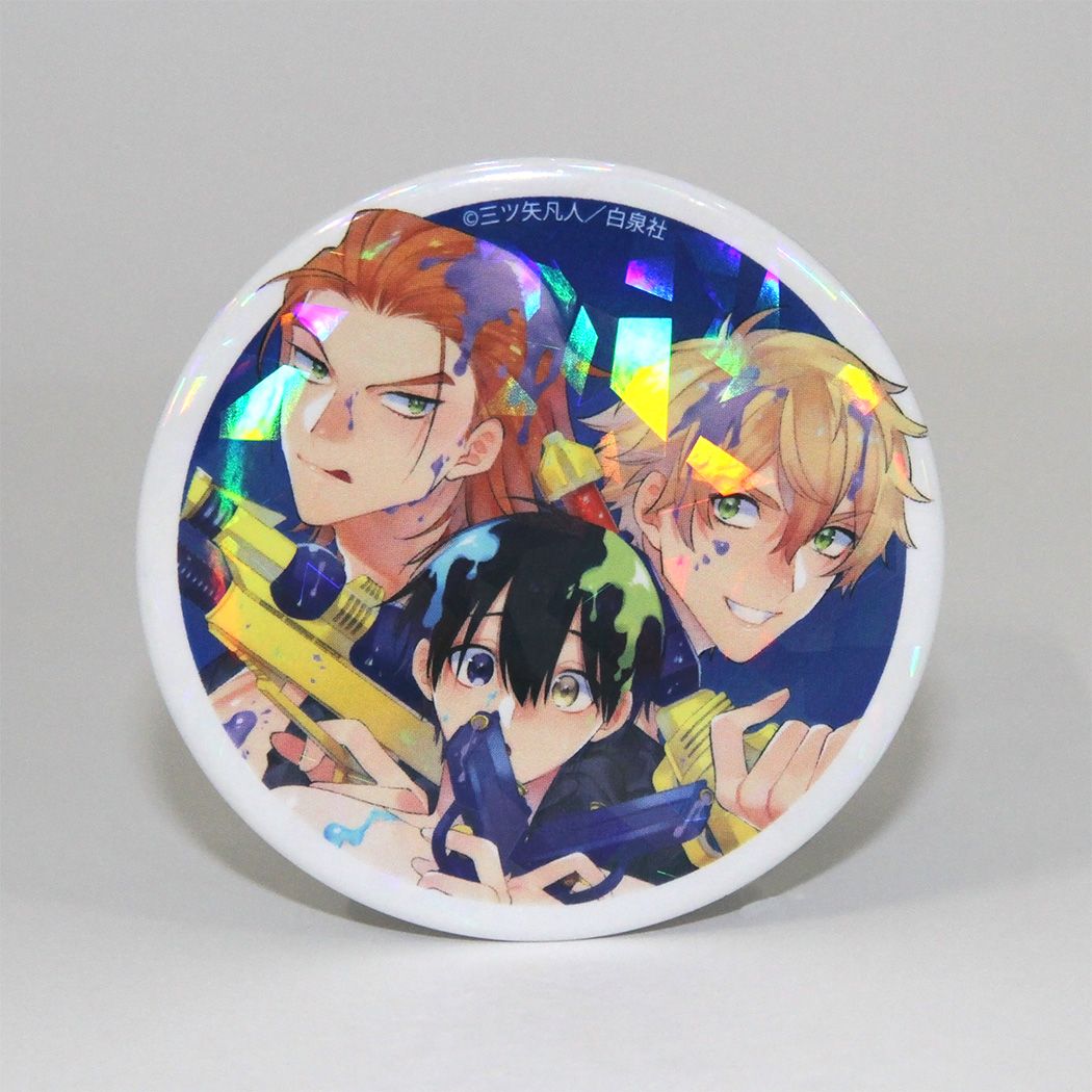 白泉社漫画商店｜ホログラム缶バッジ(57mm)「花丸漫画100号記念フェア