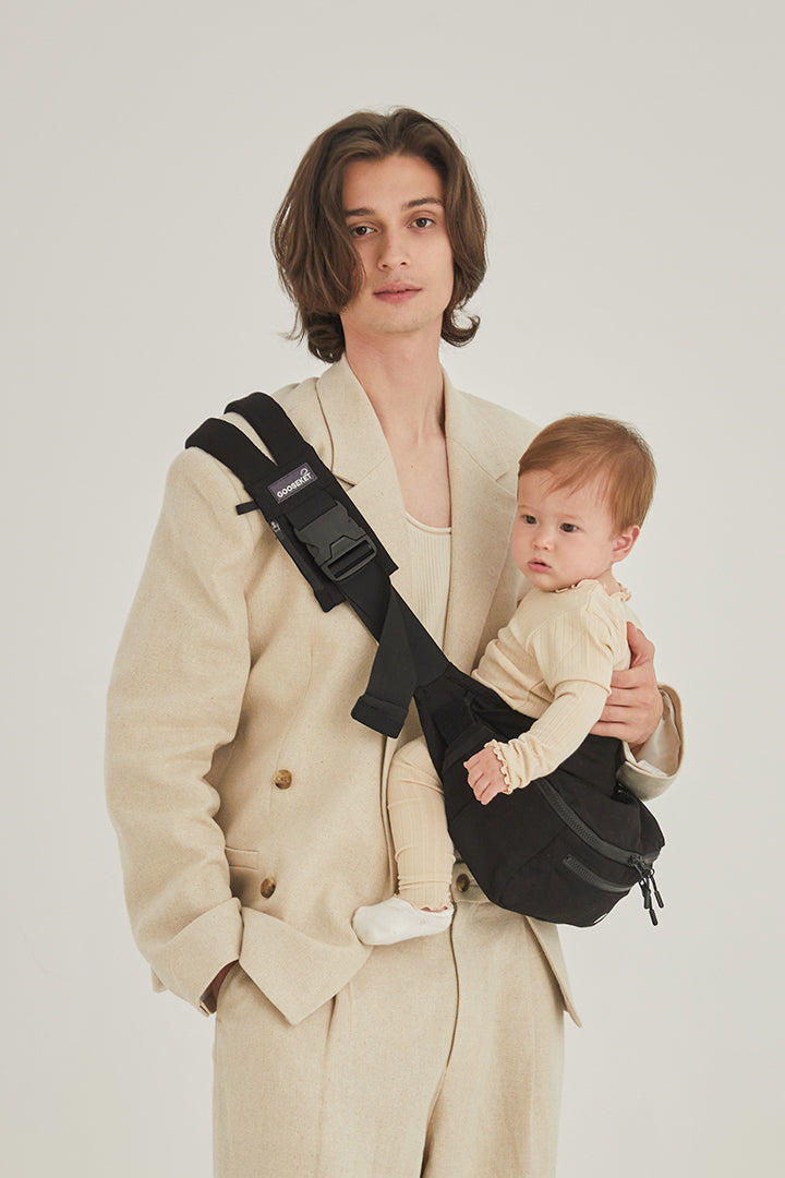 365 TODDLER SLING PLUS (sling+bag) Black – GOOSEKET
