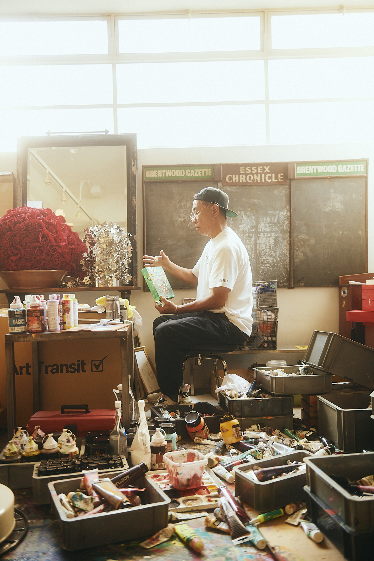 木梨憲武の展覧会「GOKAN～5感～」に潜入、触れるアートや限定グッズに