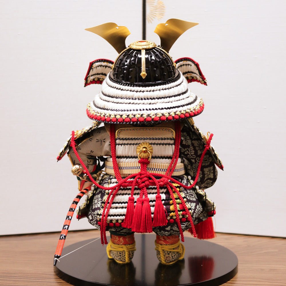 横幅30.5cm｜ケース入り 子供大将飾り 大夢｜ 五月人形 ｜おしゃれ