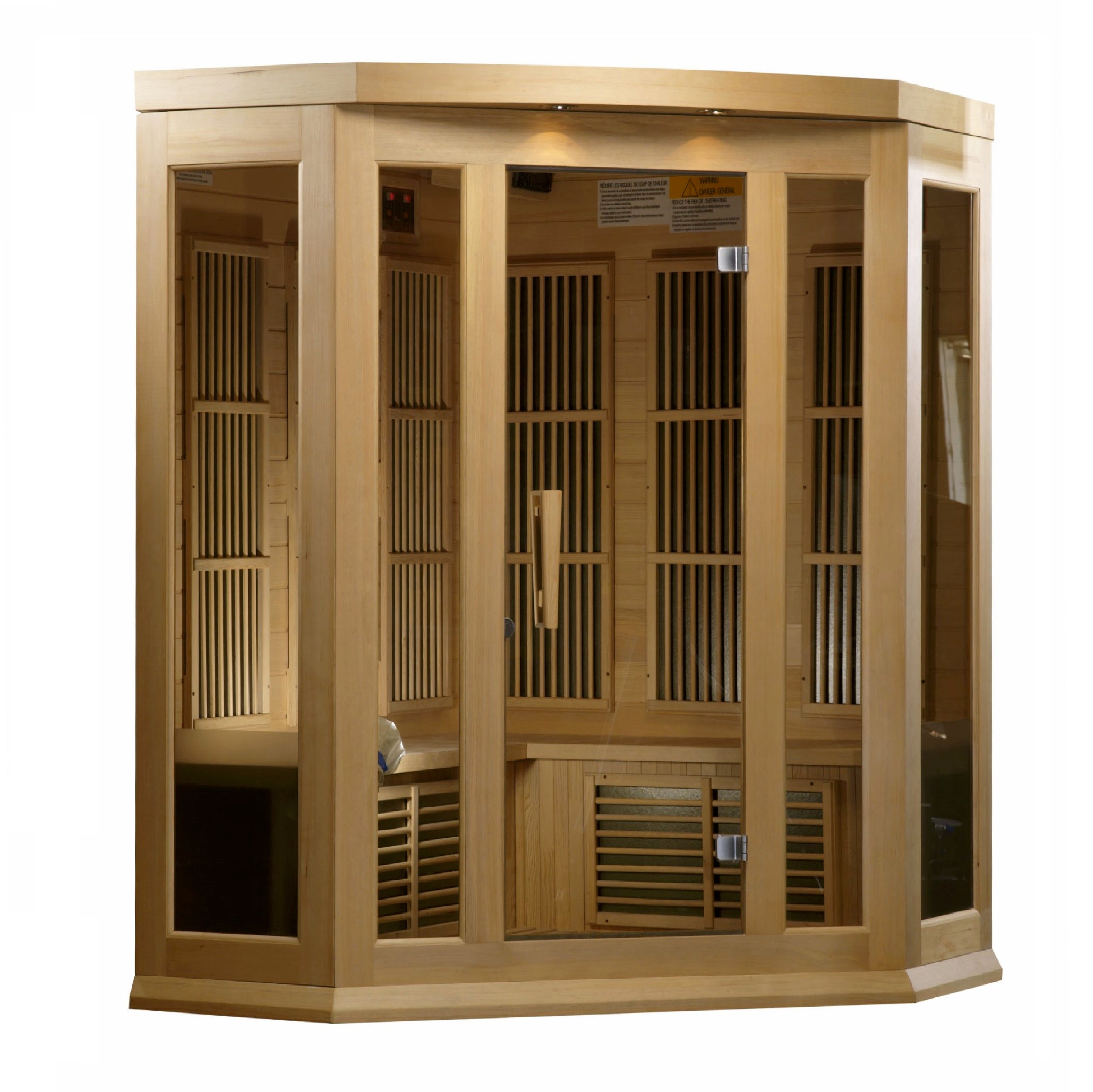 Maxxus 3 Person Low EMF FAR IR Sauna (MX-K356-01) – Golden Designs