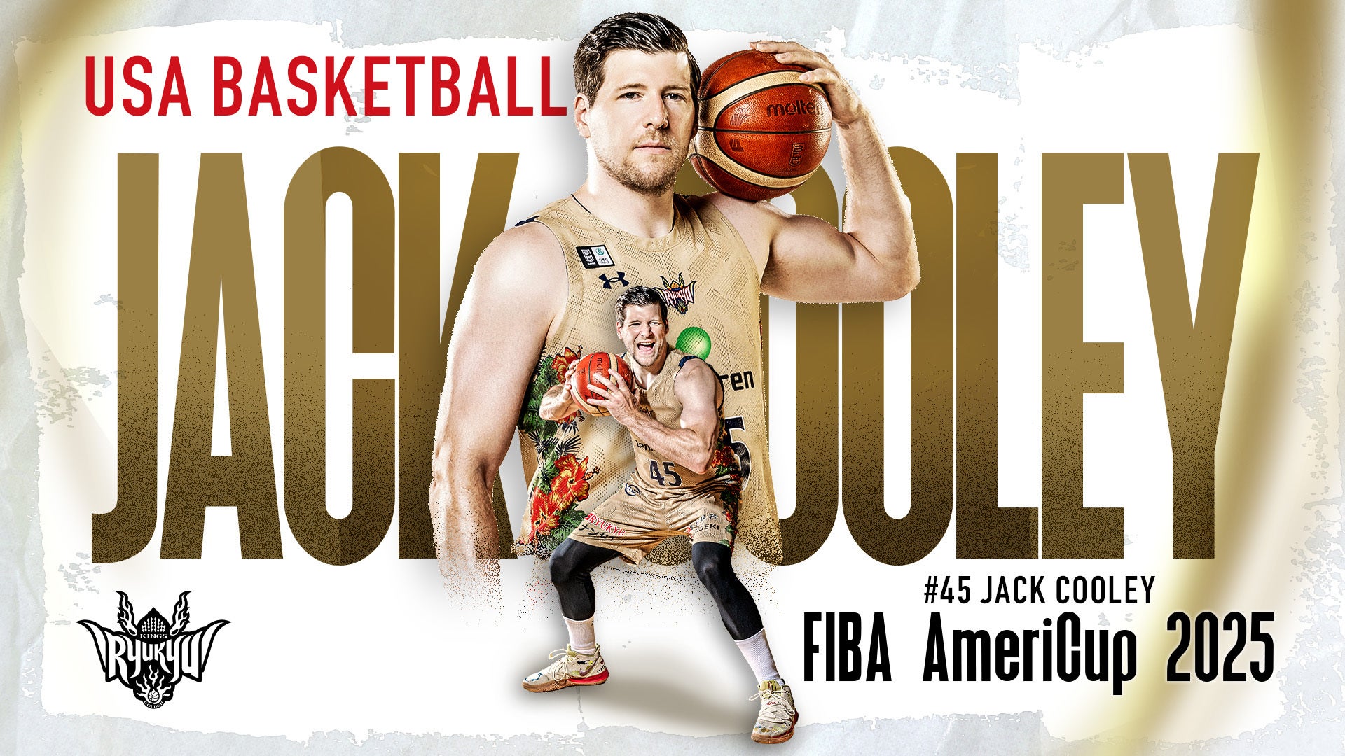 45 ジャック・クーリー選手 アメリカ代表 メンバー選出のお知らせ