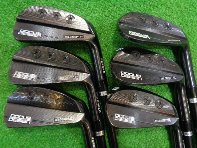 DOCUS ドゥーカス 中古アイアンセット RELOADED+ M BLACK 6本の商品