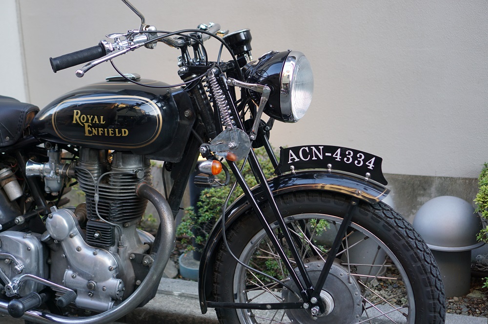 RoyalEnfield BULLET Girder fork | 後藤屋モーターワークス