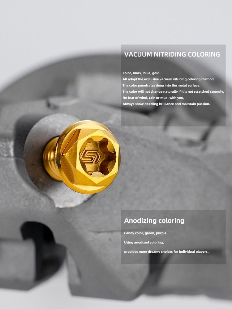 S-PARTS : Set di bulloni in titanio per pinze BREMBO M50 M50S