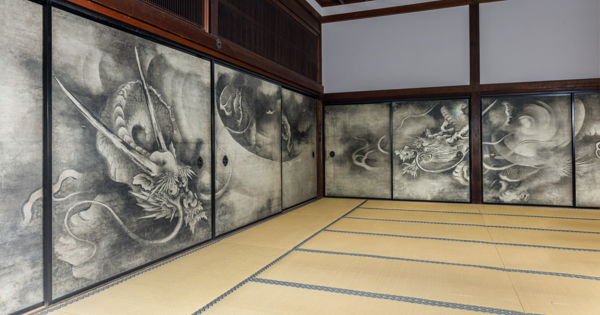 建仁寺方丈障壁画 雲龍図襖｜作品紹介｜キヤノン 綴プロジェクト