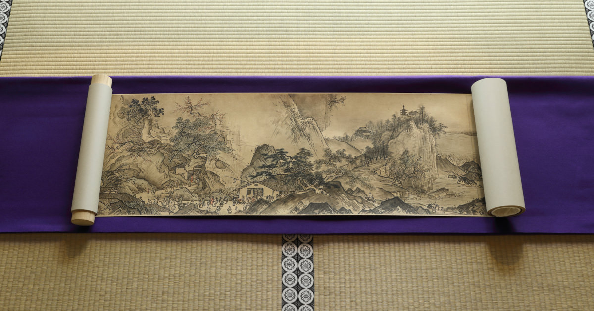 山水長巻｜作品紹介｜キヤノン 綴プロジェクト｜キヤノングローバル