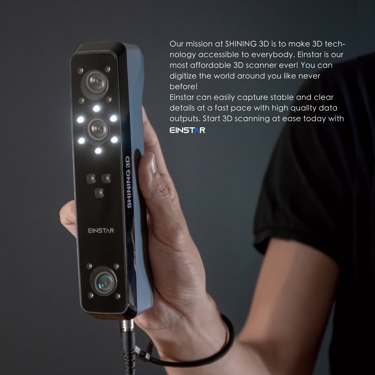 EINSTAR丨プロシューマー向けポータブル 3D スキャナー