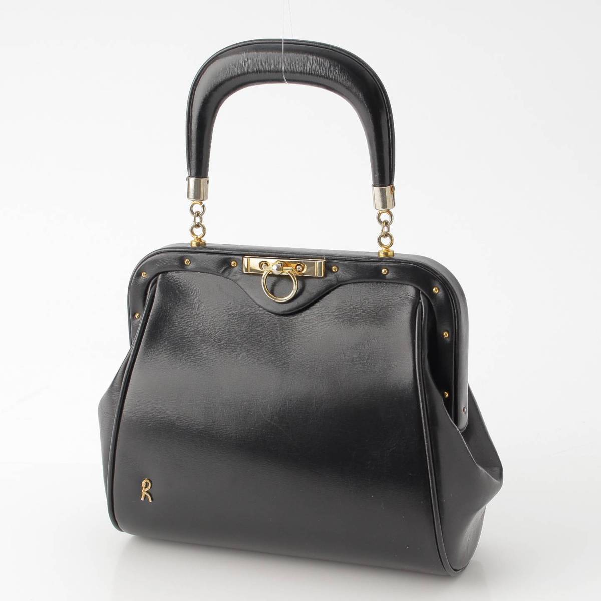 ロベルタディカメリーノ RobertadiCamerino レザー がま口 ワン