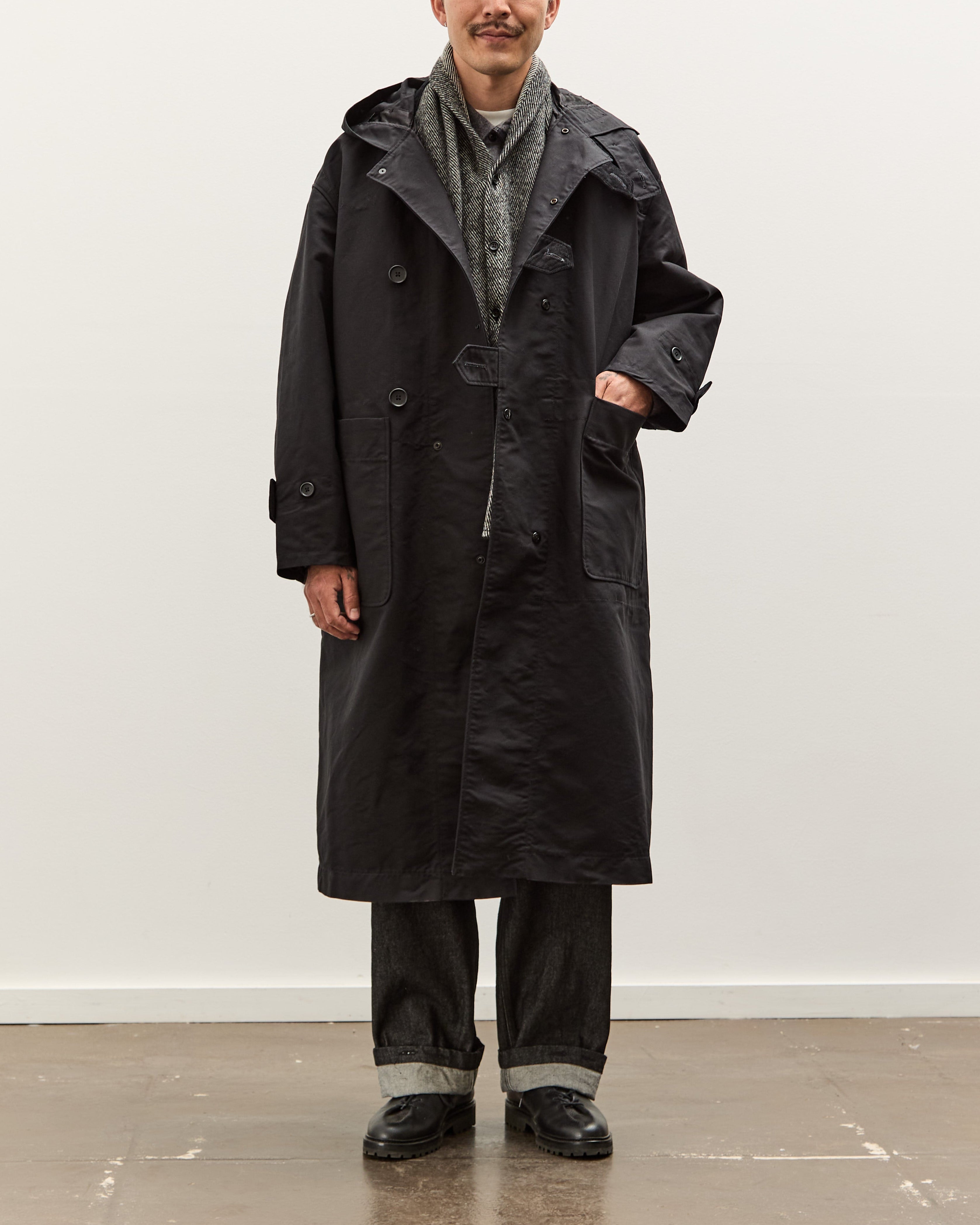 Engineered Garments Duffle Coat, Black – Glasswing