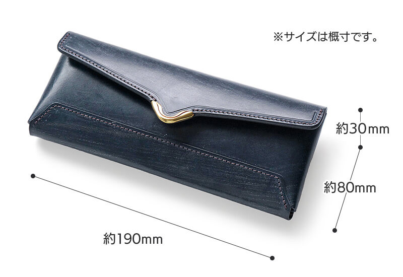 ブライドルレザー】ペンケース 本革 筆箱 池之端銀革店 cramp 日本製