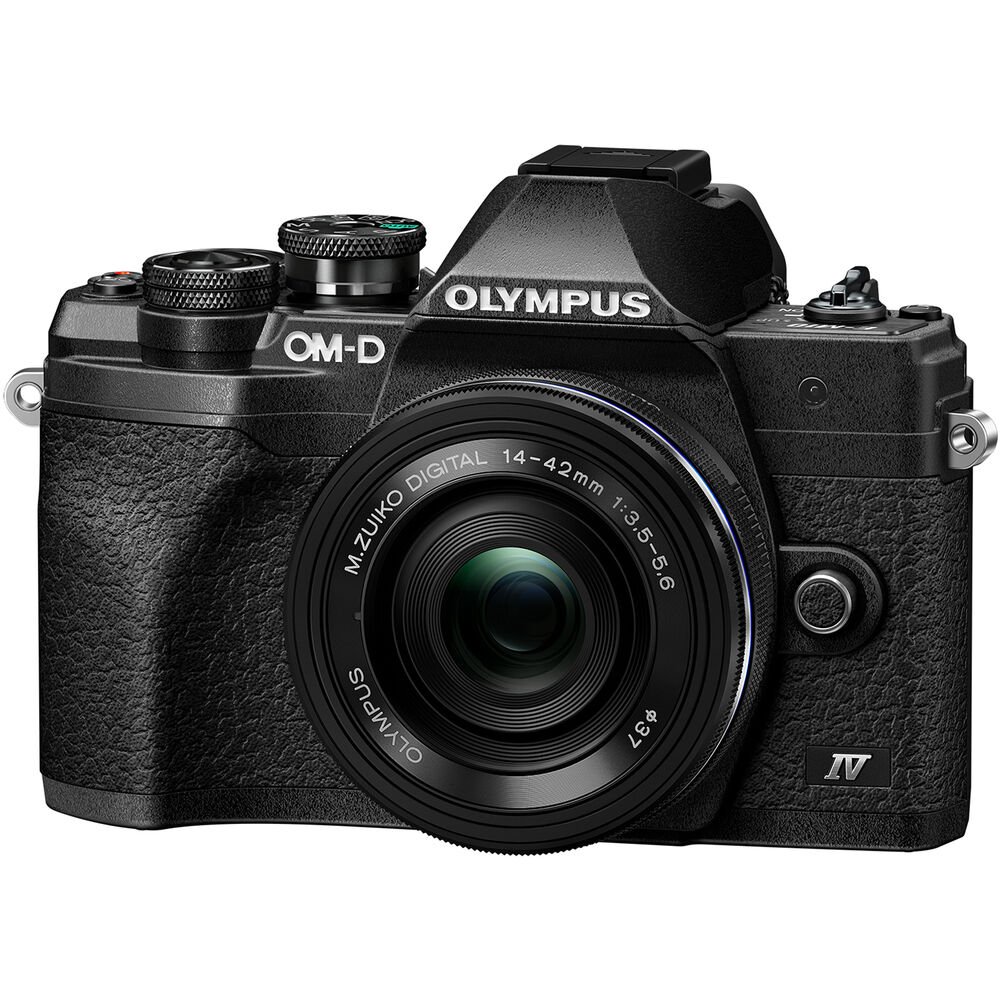 Olympus OM-D E-M10 Mark IV Mirrorless Digital Camera with 14-42mm