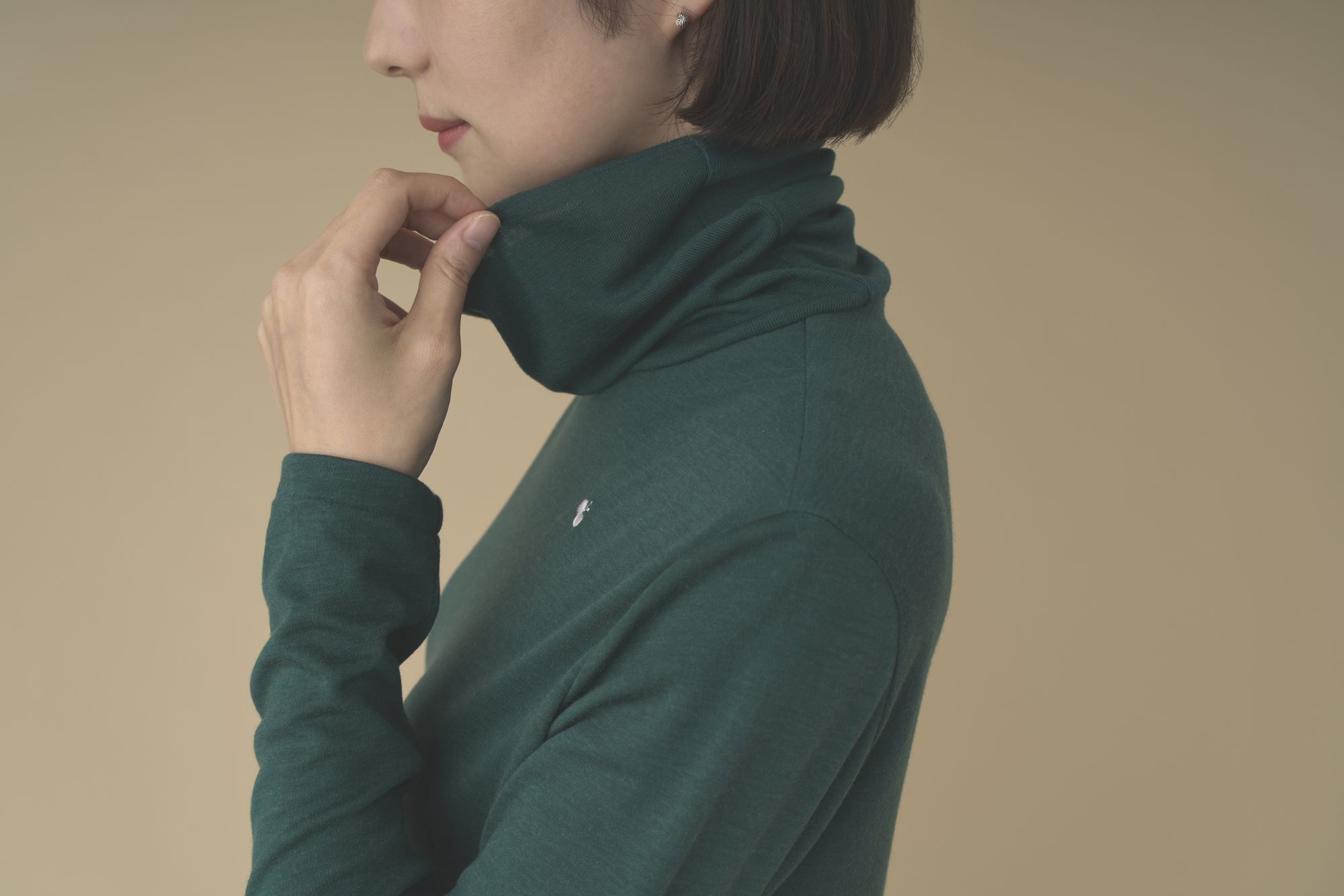 pleasant タートルネックカットソー - minä perhonen