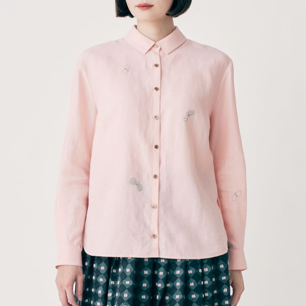 choucho 角襟ブラウス - minä perhonen