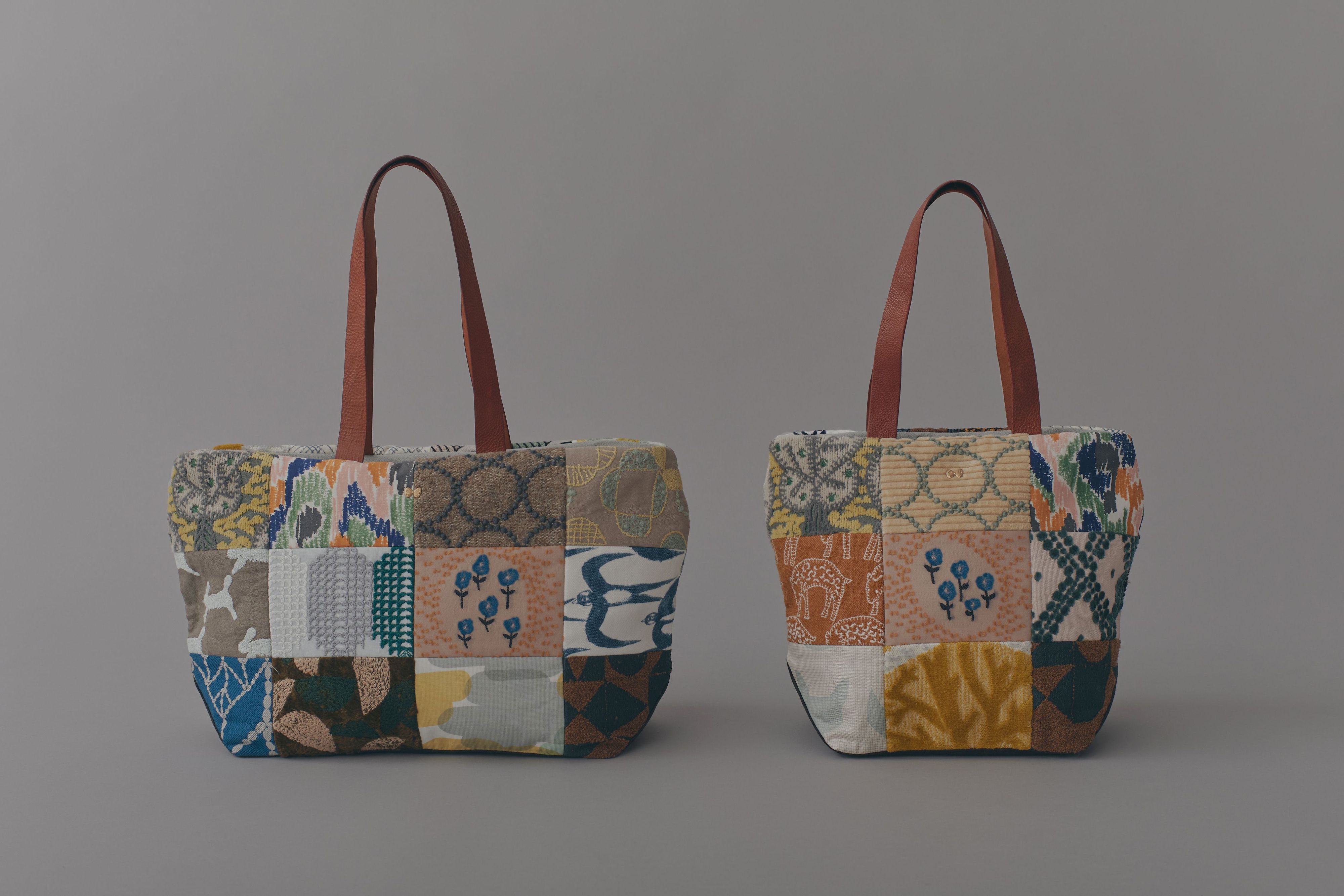 ミナペルホネン＊トートバッグ＊rosy ＋choucho＋pomppia ㊽ミナ