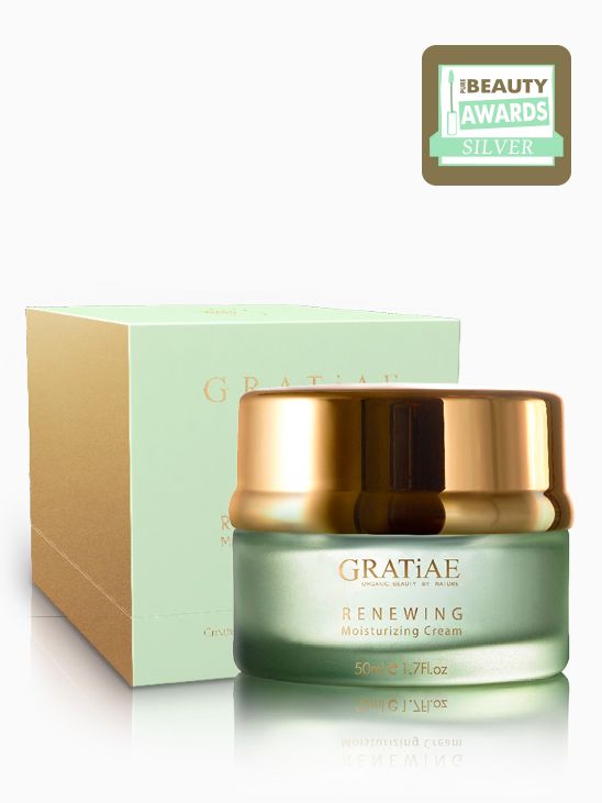 Renewing Moisturizing Cream Skincare with Organic Plant Extracts
