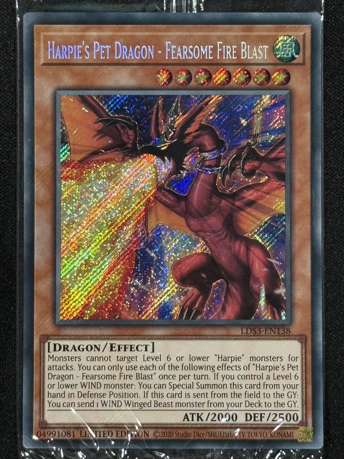 ハーピィズペット竜 英語版FMRシークレットレア ハーピィズペット竜