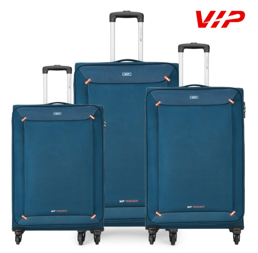 VIP STAPLE PLUS 4W Soft Trolley 69cm -Medium (BLUE) – GrandStores