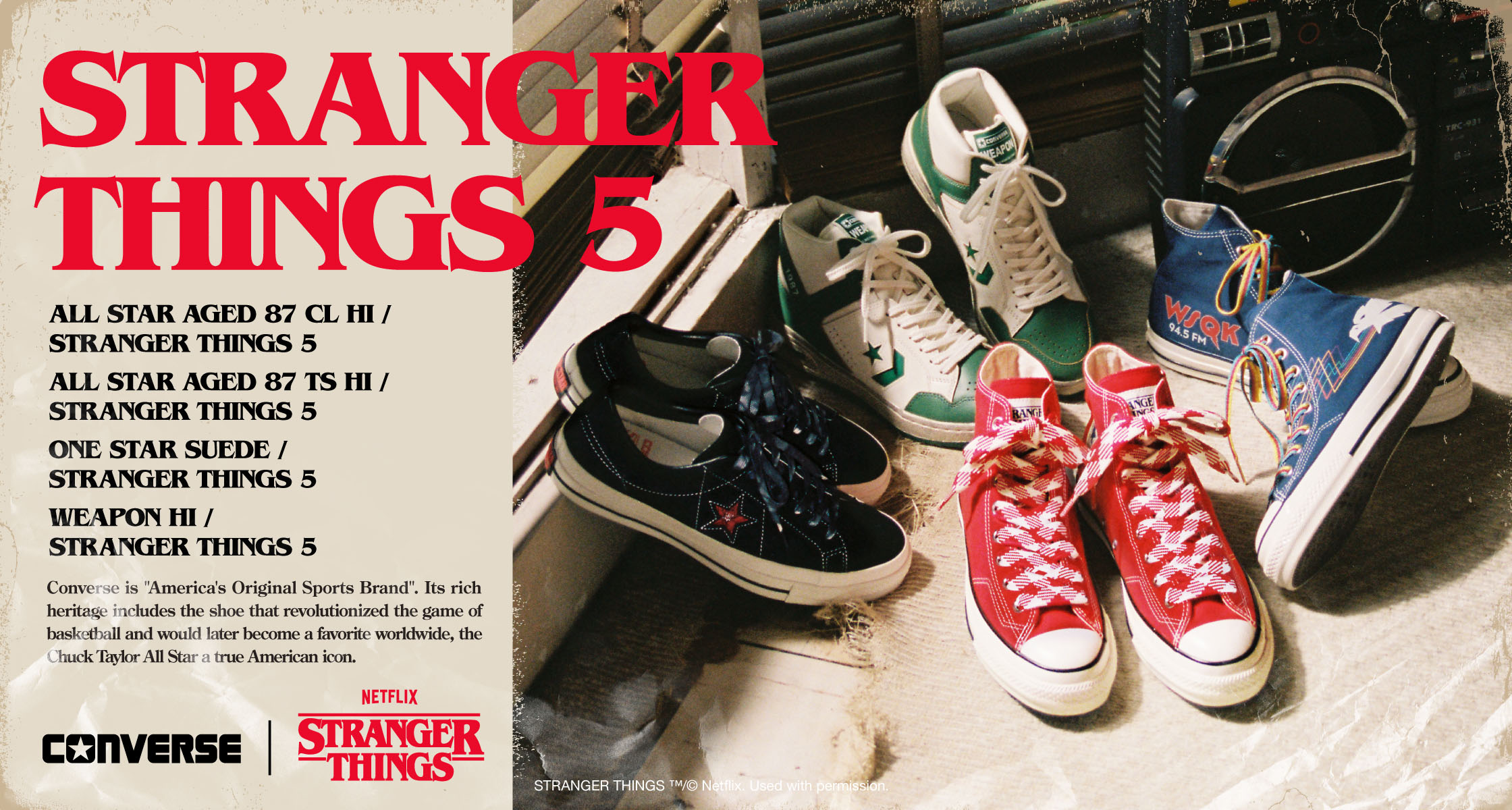 CONVERSE × STRANGER THINGS | ABC-MART GRAND STAGE