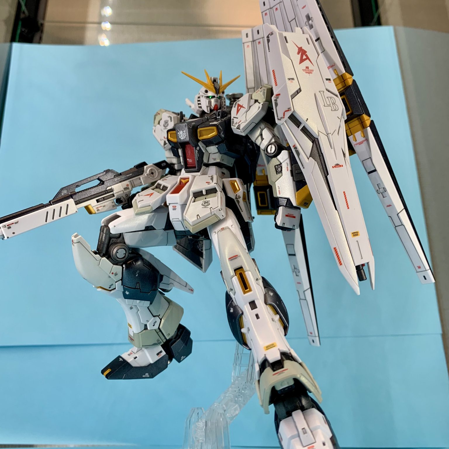 RG νガンダム 全塗装｜hadson13さんのガンプラ作品｜GUNSTA（ガンスタ）