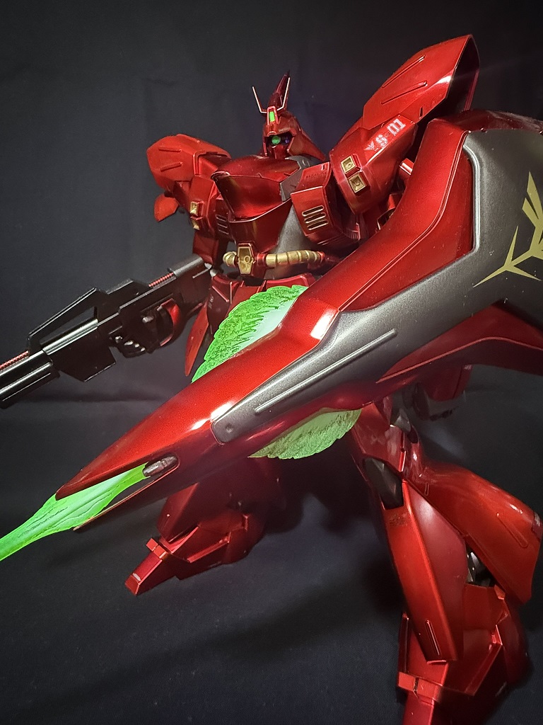 MG サザビー(メタリックコーティングVer.)｜がくちん☆さんのガンプラ