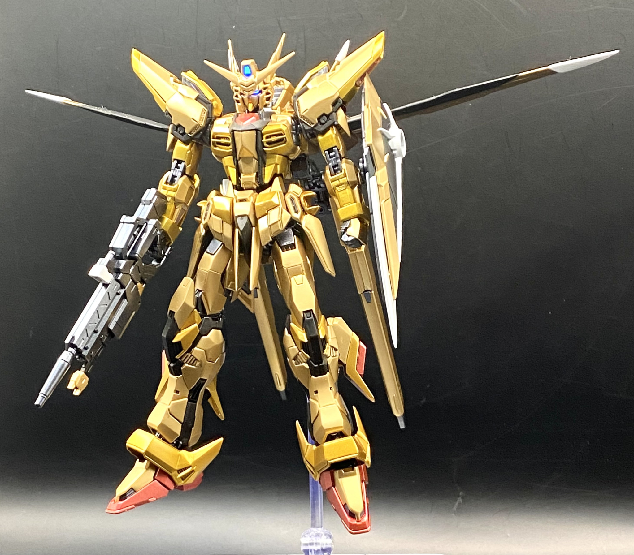 RG アカツキ 大鷲・不知火装備｜影狼Σさんのガンプラ作品｜GUNSTA