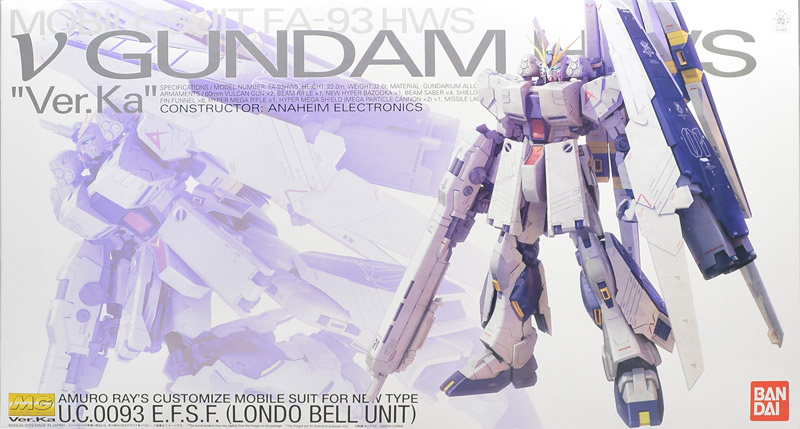 MG νガンダム HWS Ver.Ka レビュー | ガンダムブログはじめました