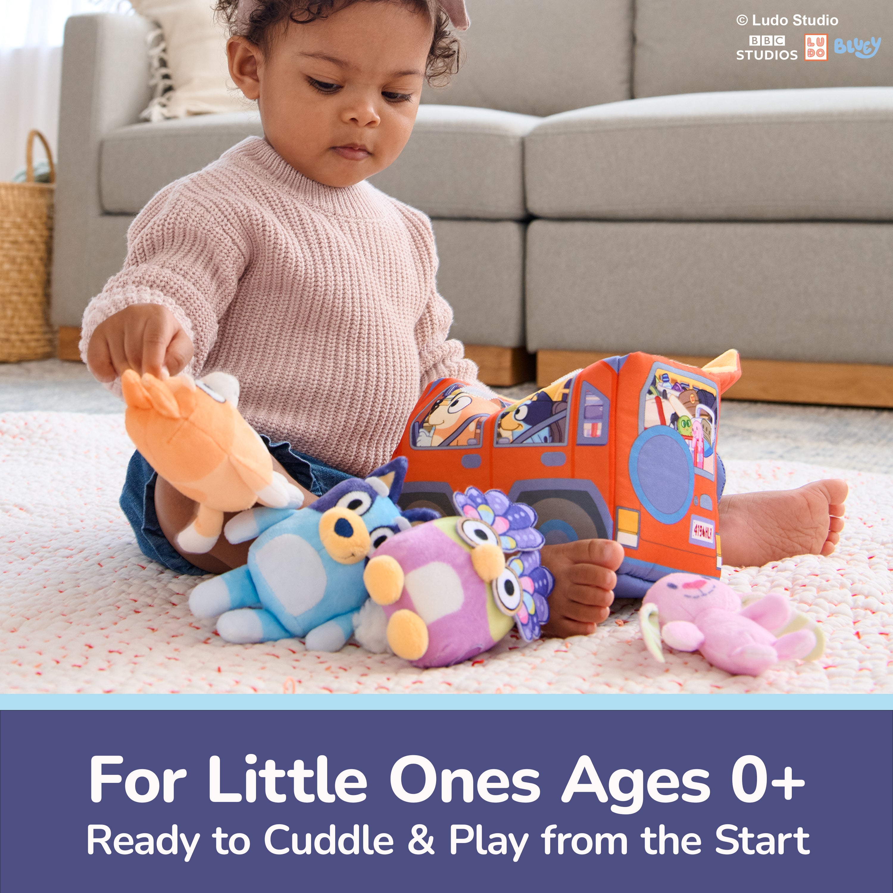 Bluey 5-Piece Playset, 7 in – Gund