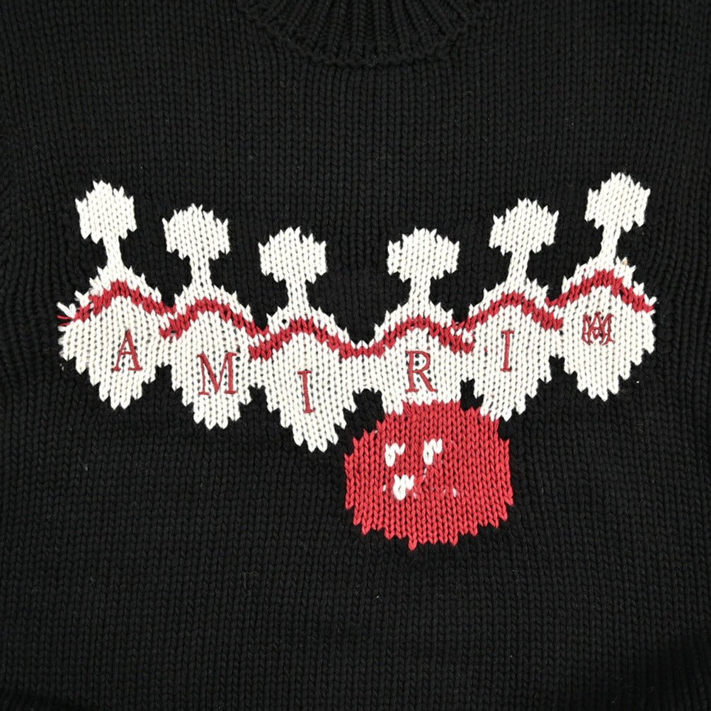 SALE｜AMIRI アミリ / ウール100% ミドルゲージニットセーター