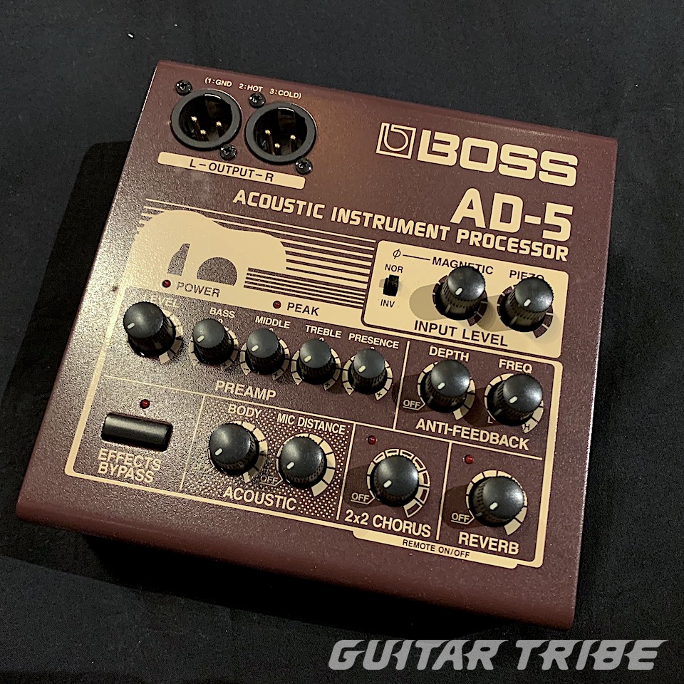 BOSS 2004 AD-5 Acoustic Instrument Processor | GUITAR TRIBE.COM