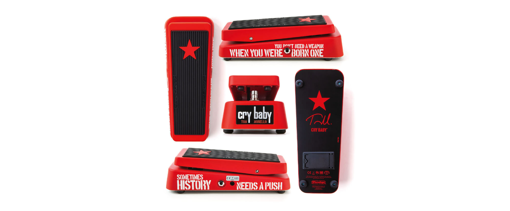 トム・モレロの真っ赤なシグネチャー・クライベイビージム・ダンロップ