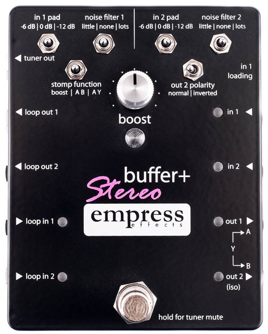 セレクター/バッファー/ブースター】Empress Effects よりステレオ対応