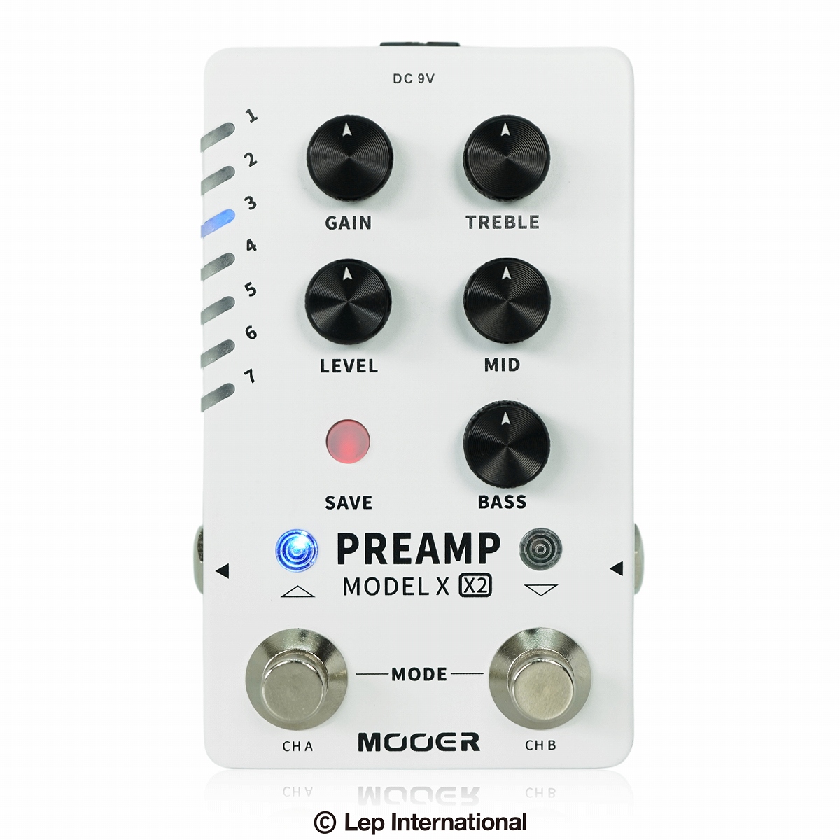 Mooer PREAMP MODEL X2 / CAB X2｜小さな筐体にフットスイッチを2つ